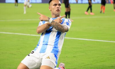 Lautaro Martínez de Argentina en la Copa América 2024. EFE/EPA/CRISTÓBAL HERRERA-ULASHKEVICH