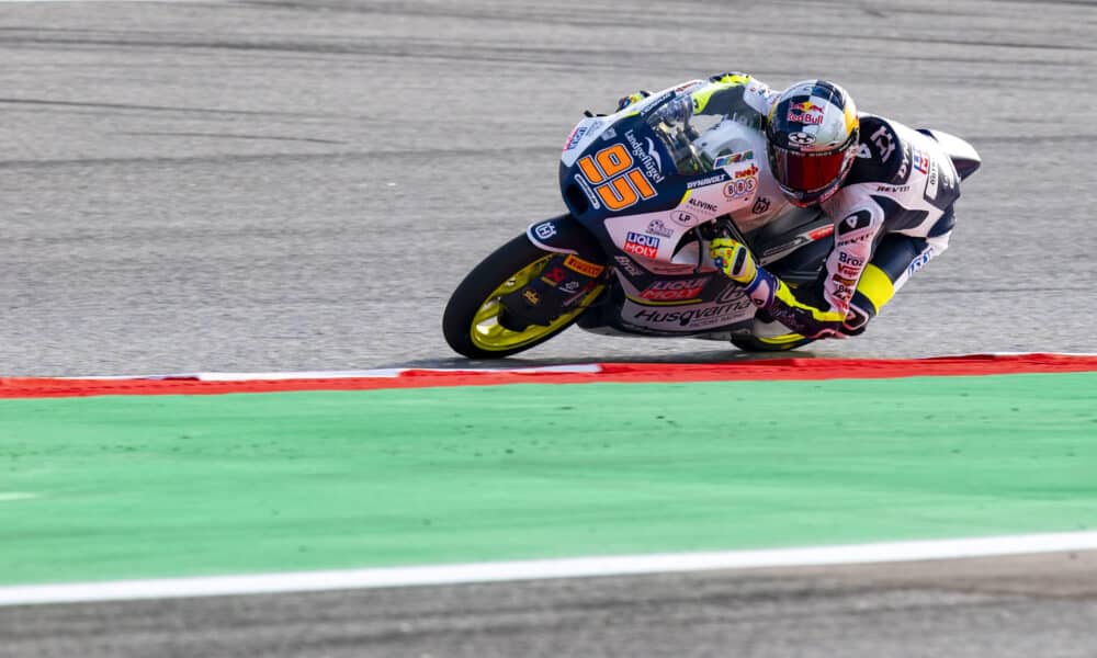 Fotografía de archivo del piloto neerlandés de moto3 Collin Veijer. EFE/ Siu Wu