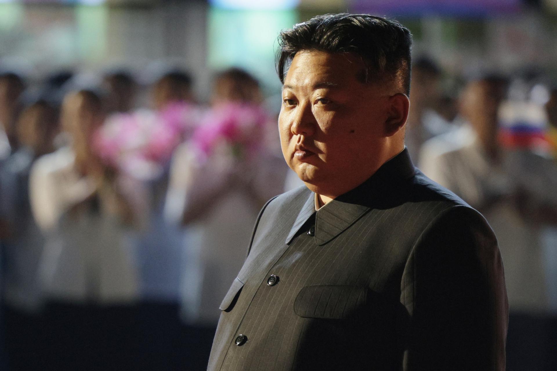 El líder norcoreano, Kim Jong-un, en una foto de archivo. EFE/EPA/GAVRIIL GRIGOROV / SPUTNIK / KREMLIN POOL
