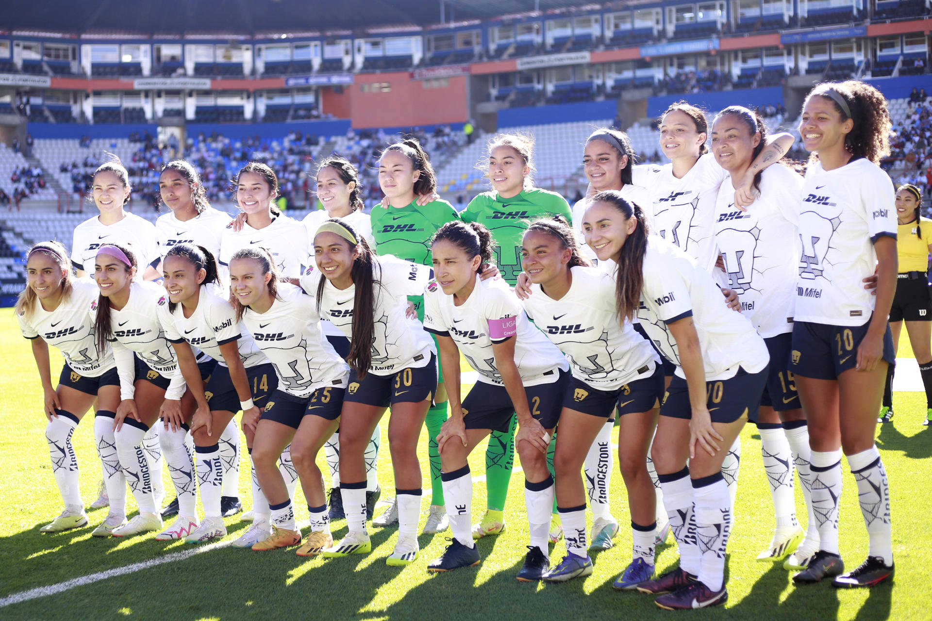Imagen de archivo de jugadoras de Pumas de la UNAM. EFE/David Martínez Pelcastre