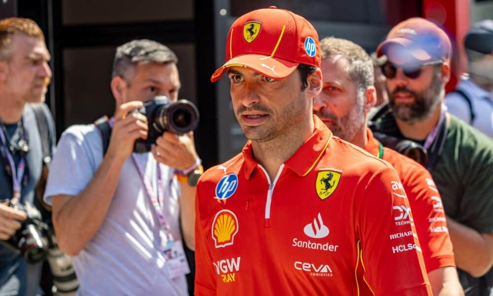 El piloto de Ferrari Carlos Sainz Jr. mEFE/EPA/MARTIN DIVISEK/Archivo