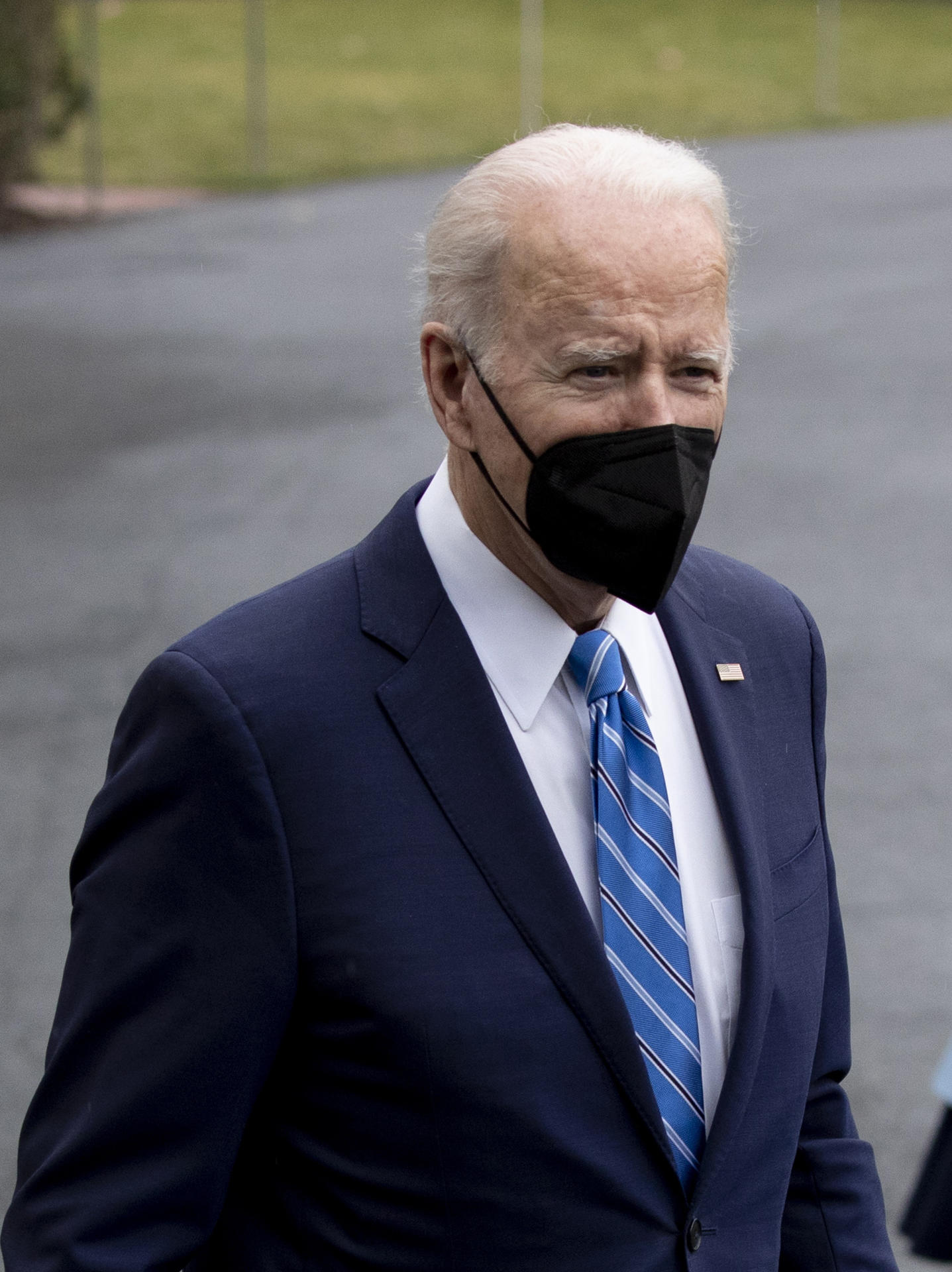 Fotografía de archivo del presidente estadounidense, Joe Biden, quien se recupera de la covid-19. EFE/EPA/Michael Reynolds