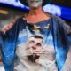 Un fan argentino con camiseta estampada de Lionel Messi reacciona durante Copa América 2024. EFE/EPA/CRISTÓBAL HERRERA-ULASHKEVICH