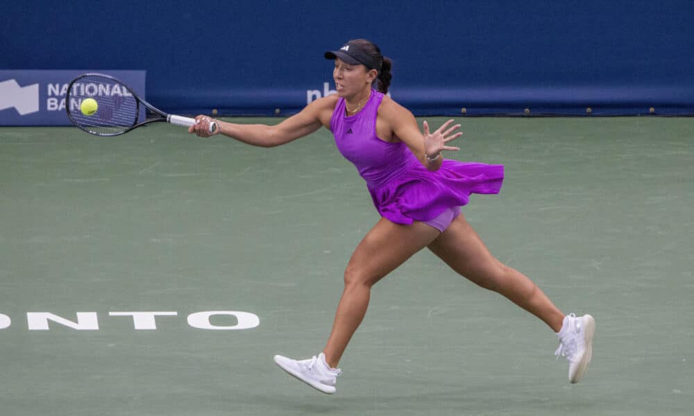 La tenista estadounidense Jessica Pegula jugará la final del WTA 1000 National Bank Open de Toronto (Canadá). EFE/ Julio César Rivas