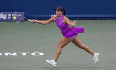 La tenista estadounidense Jessica Pegula jugará la final del WTA 1000 National Bank Open de Toronto (Canadá). EFE/ Julio César Rivas