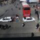 Transportistas bloquean las calles como forma de protesta para pedir al gobierno abastecer de combustible a la ciudad este jueves, en El Alto (Bolivia). EFE/ Luis Gandarillas