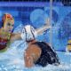 La guardameta Martina Terrédurante el partido de waterpolo ante Estados Unidos. EFE/EPA/CAROLINE BREHMAN