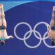 Osmar Olvera Ibarra and Juan Manuel Celaya Hernandez of Mexico, durante el concurso de saltos en trampolín de 3 metros en el que consiguieron la medalla de plata de París 2024. EFE/EPA/TERESA SUAREZ