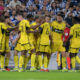 Fotografía de archivo en la que se registró una celebración de jugadores del club estadounidense de fútbol Columbus Crew. EFE/Miguel Sierra