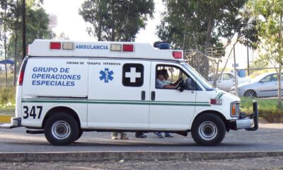 Imagen de archivo de una ambulancia en la ciudad de Michoacán, México. EFE/Alberto Torres