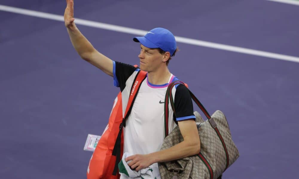 El italiano Yannik Sinner, durante un partido en Indian Wells, en una foto de archivo. EFE/EPA/DANIEL MURPHY