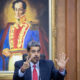 El presidente de Venezuela, Nicolás Maduro, durante una rueda de prensa el miércoles 31 de julio en el Palacio de Miraflores en Caracas (Venezuela). EFE/ Ronald Peña R.