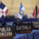 Fotografía de archivo de una placa del sitio reservado a Guatemala durante una sesión protocolar del Consejo Permanente de la Organización de Estados Americanos (OEA). EFE/ Lenin Nolly