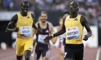 Emmanuel Wanyonyi. EFE/EPA/LAURENT GILLIERON