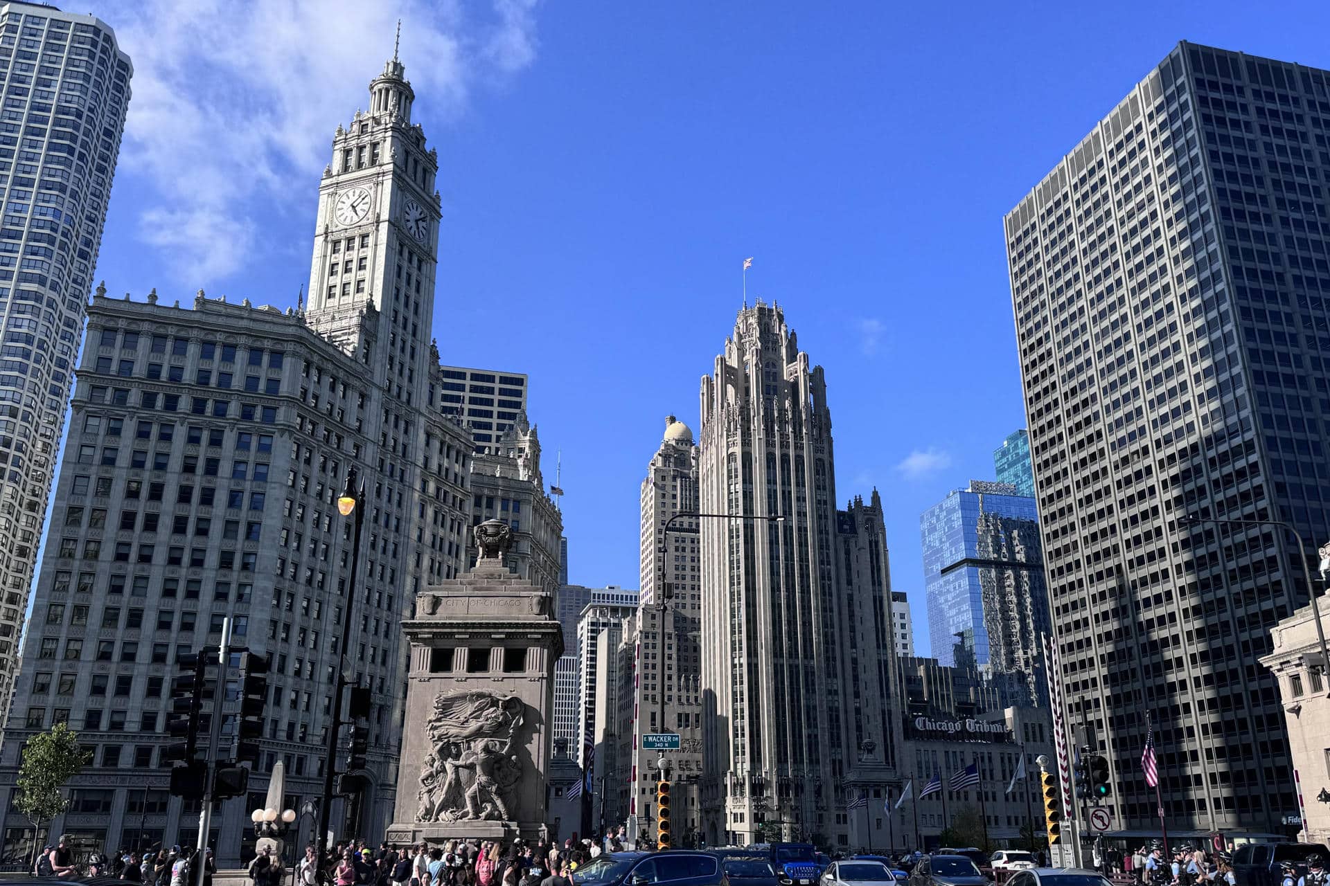 Fotografía del 18 de agosto de 2024 que muestra edificaciones en Chicago (Estados Unidos). EFE/ Octavio Guzmán