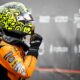 El piloto británico de McLaren, Lando Norris, celebra su pole en el Gran Premio de Países Bajos. EFE/EPA/SEM VAN DER WAL