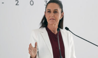 La futura presidenta de México, Claudia Sheinbaum Pardo, habla durante una conferencia de prensa en la Ciudad de México (México). Fotografía de archivo. EFE/Isaac Esquivel