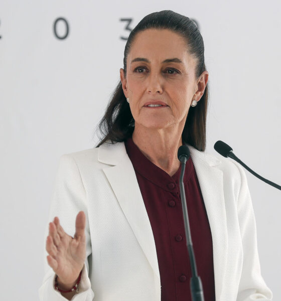 La futura presidenta de México, Claudia Sheinbaum Pardo, habla durante una conferencia de prensa en la Ciudad de México (México). Fotografía de archivo. EFE/Isaac Esquivel