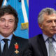 Combo de fotografías del presidente de Argentina, Javier Milei (i), y el expresidente Mauricio Macri. EFE/ Isaac Fontana/Elvis González