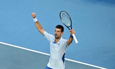 Fotografía de archivo en la que se registró al tenista serbio Novak Djokovic. EFE/Joel Carrett