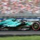 El piloto español de Aston Martin, Fernando Alonso, durante el Gran Premio de Italia. EFE/EPA/Daniel Dal Zennaro