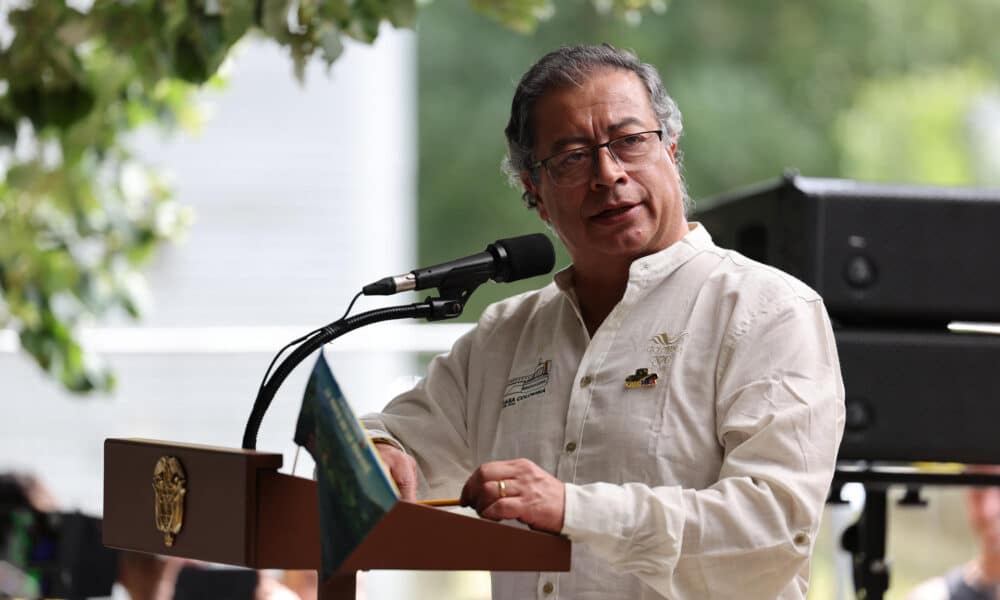 Fotografía de archivo del presidente colombiano, Gustavo Petro. EFE/ Miguel Gutiérrez