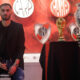 El jugador argentino Germán Pezzella asiste a la rueda de prensa de presentación como nuevo jugador de River Plate en Buenos Aires (Argentina). EFE/Juan Ignacio Roncoroni