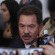 El líder del partido Movimiento Regeneración Nacional (Morena) en la Cámara de Diputados, Ignacio Mier, habla con los medios de comunicación. Imagen de archivo. EFE/ Isaac Esquivel