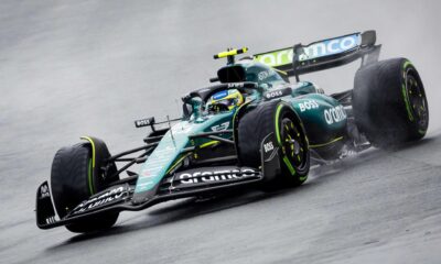 El piloto español de Aston Martin, Fernando Alonso, durante l Gran Premio de Países Bajos.EFE/EPA/SEM VAN DER WAL