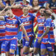 Fotografía de archivo en la que se registró una celebración de jugadores del club brasileño de fútbol Fortaleza, en el estadio Castelao de Fortaleza (Ceará, Brasil). EFE/Jarbas Oliveira