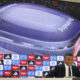 El francés Kylian Mbappé durante la rueda de prensa ofrecida tras su presentación como nuevo jugador del Real Madrid. EFE/Chema Moya