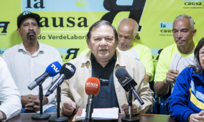 Fotografía de archivo fechada el 22 de agosto de 2023 donde se observa al opositor Andrés Velásquez. EFE/ Rayner Peña