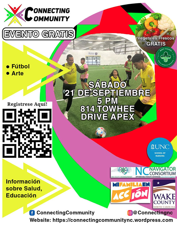 Connecting Community organiza clínica de fútbol