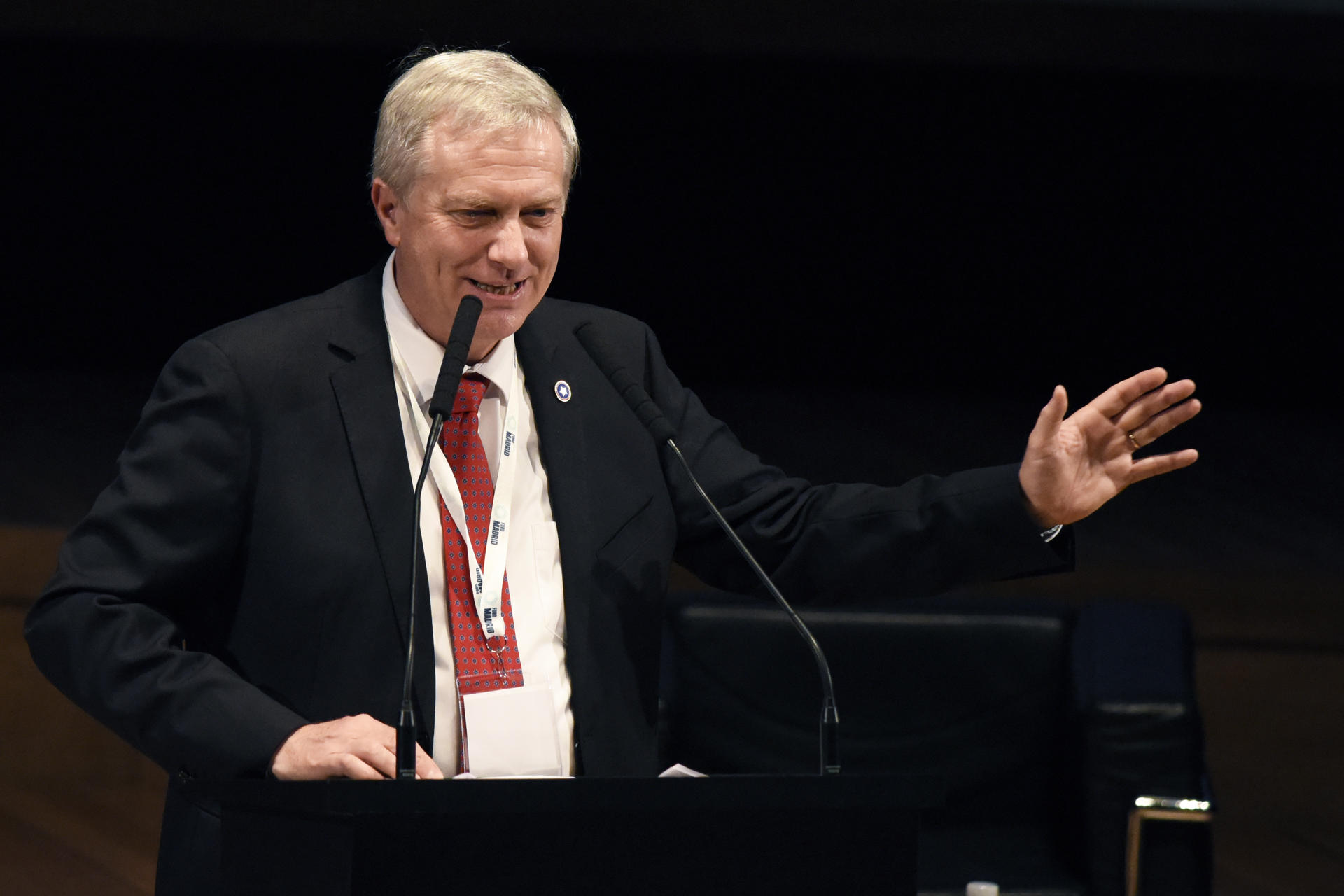 El excandidato presidencial chileno José Antonio Kast , habla durante la segunda jornada del III Encuentro Regional del Foro de Madrid, este viernes, en Buenos Aires (Argentina).EFE/Matias Martin Campaya