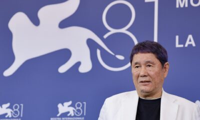 El director japonés Takeshi Kitano posa en una sesión fotográfica de 'Broken Rage' en el 81 ° Festival Internacional de Cine de Venecia, en Venecia, Italia, el 6 de septiembre de 2024. La película se presenta fuera de competición en el festival que se celebra del 28 de agosto al 7 de septiembre de 2024. (Cine, Cine, Italia, Japón, Niza, Venecia) EFE/EPA/FABIO FRUSTAC