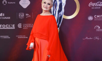 La actriz mexicana Adriana Barraza posa en la alfombra roja de la 66 edición de la entrega de los Premios Ariel este 7 de septiembre de 2024 en el Teatro Degollado de la ciudad de Guadalajara, Jalisco (México). EFE/Francisco Guasco