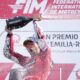 Enea Bastianini, italiano, celebra su victoria en el Gran Premio de Emilia Romagna e el circuito Marco Simoncelli en Misano Adriatico, Italia EFE/EPA/DANILO DI GIOVANNI