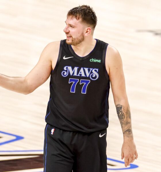 Luka Doncic, jugador de los Dallas Mavericks de la NBA. EFE/EPA/ADAM DAVIS