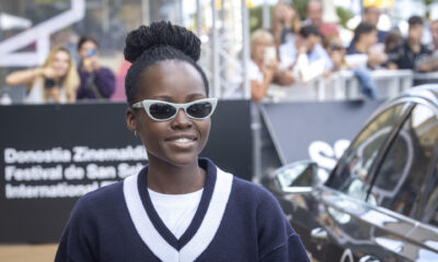 Fotografía de la actriz Lupita Nyong'o a su llegada este 21 de septiembre de 2024 al hotel que aloja a los invitados del 72 Festival Internacional de Cine de San Sebastián. EFE/Javier Etxezarreta