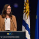 La ministra de Industria, Energía y Minería de Uruguay, Elisa Facio, habla durante el V Foro de Inversión Europea este lunes, en Montevideo. EFE/ Federico Gutiérrez