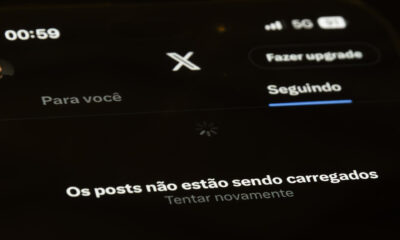 Fotografía del 30 de agosto de 2024 de un celular que muestra la aplicación de la red social X momentos después de haber dejado de funcionar en Brasil debido a un bloqueo impuesto por el Supremo Tribunal Federal en Sao Paulo (Brasil). Muy pocos pensaban que el empeño de Brasil de hacer cumplir sus leyes iba a llegar tan lejos. X y Starlink fueron suspendidas luego de una orden del todopoderoso juez de la Suprema Corte Alexandre 'Xandao' de Moraes, justificada en que la red de Elon Musk no ha cumplido la orden de suspender decenas de perfiles. Este es el clic principal de la semana en América. EFE/ Isaac Fontana