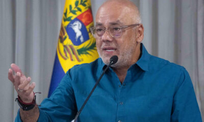 Fotografía del presidente de la Asamblea Nacional (AN, Parlamento) de Venezuela, el chavista Jorge Rodríguez. EFE/ Ronald Peña