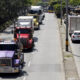 Camioneros participan en una movilización contra el Gobierno de Colombia por el anuncio del alza en el precio del diesel. EFE/ Luis Eduardo Noriega Arboleda