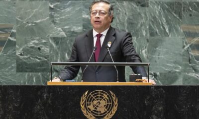 Fotografía de archivo del presidente de Colombia, Gustavo Petro. EFE/EPA/JUSTIN LANE