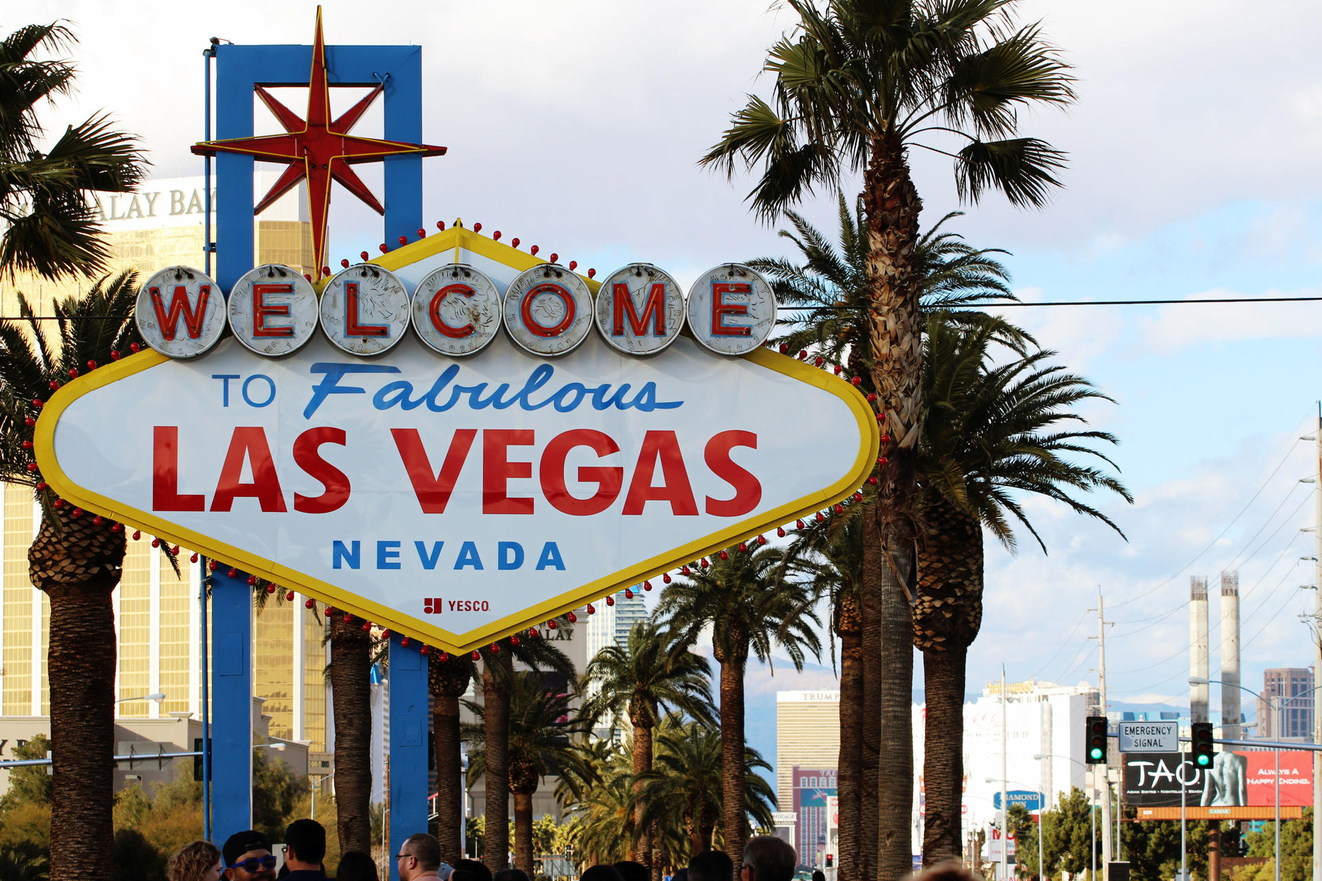 Vista del cartel que da la bienvenida a los visitantes de la ciudad de Las Vegas en Nevada. Imagen de archivo. EFE/Adriana Arévalo