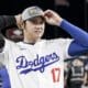 Shohei Ohtani de los Dodgers tras ganar el sexto juego de la Serie de Campeonato de la Liga Nacional de Béisbol de las Grandes Ligas (MLB) EFE/EPA/ALLISON DINNER