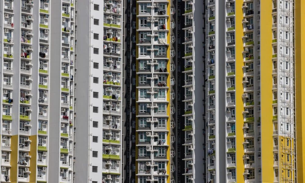 Edificios de viviendas públicas en Cheung Sha Wan, Hong Kong, China, 05 Febrero 2021. EFE/EPA/JEROME FAVRE