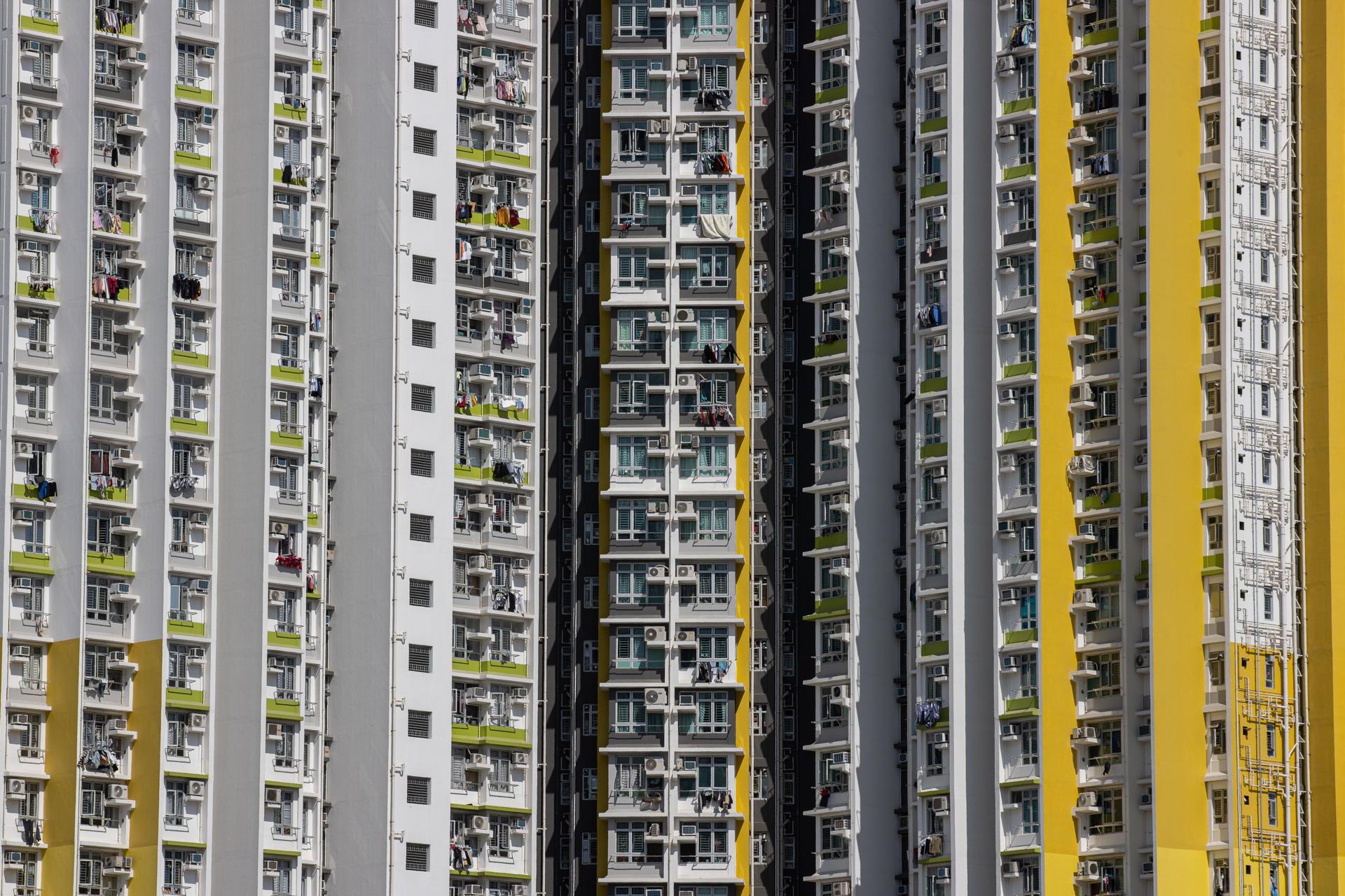 Edificios de viviendas públicas en Cheung Sha Wan, Hong Kong, China, 05 Febrero 2021. EFE/EPA/JEROME FAVRE