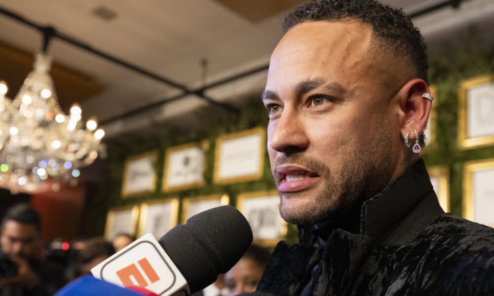 Fotografía de archivo del futbolista brasileño Neymar. EFE/Isaac Fontana