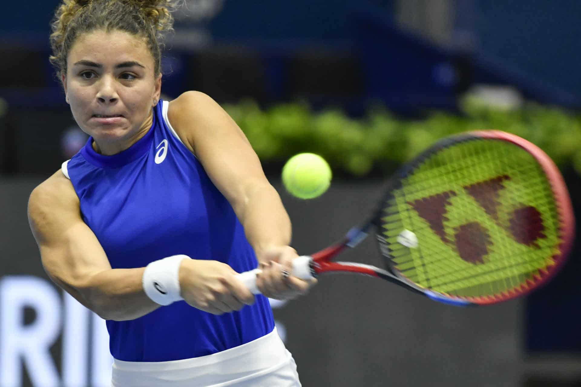 La jugadora italiana Jasmine Paolini, nueva número cuatro del tenis mundial. EFE/ Raúl Caro/Archivo